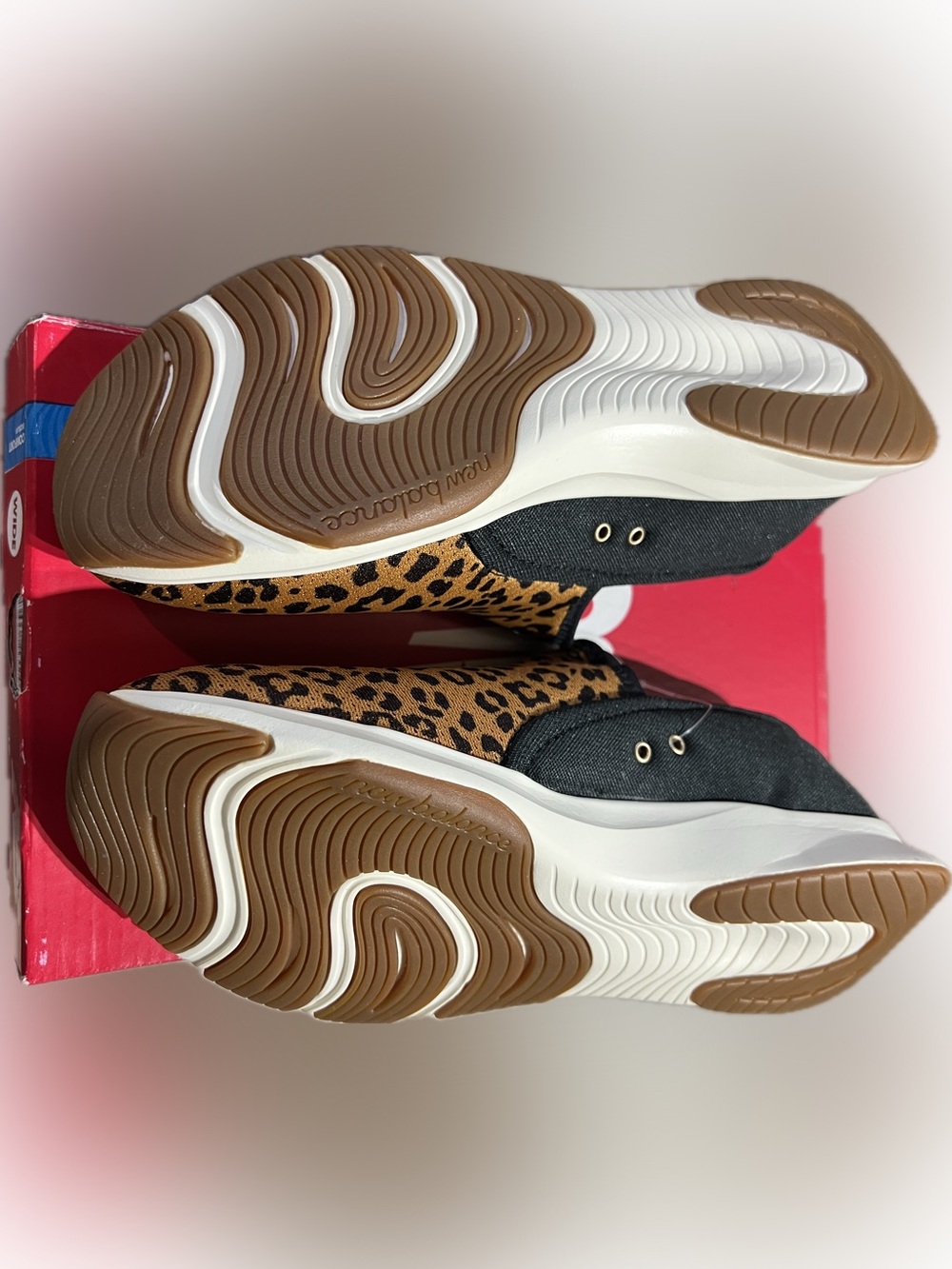 New Balance Women’s Slip-On Sneakers - Leopard Print Brown/Black - Picture 3 of 4